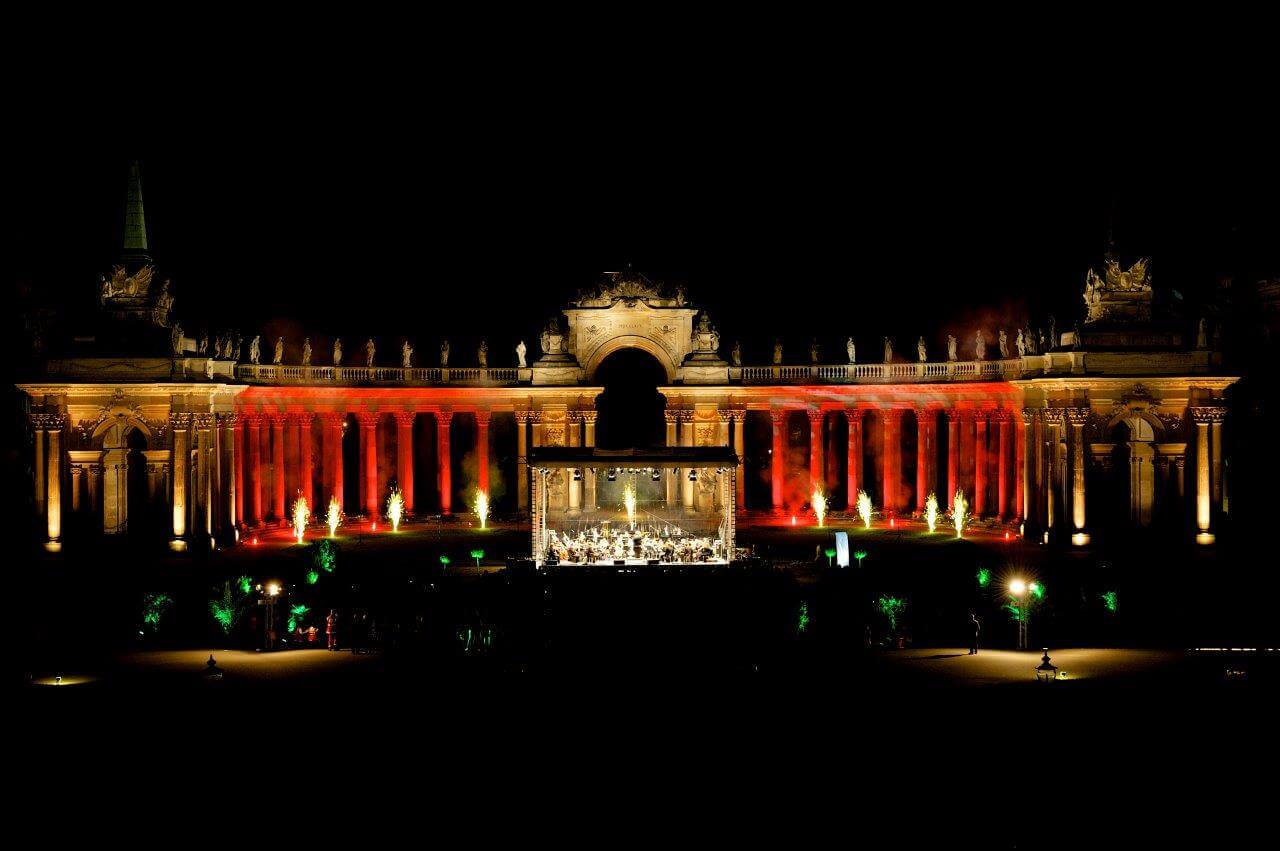 Barockfeuerwerk bei den Musikfestspiele Potsdam Sanssouci / Foto: Stefan Gloede