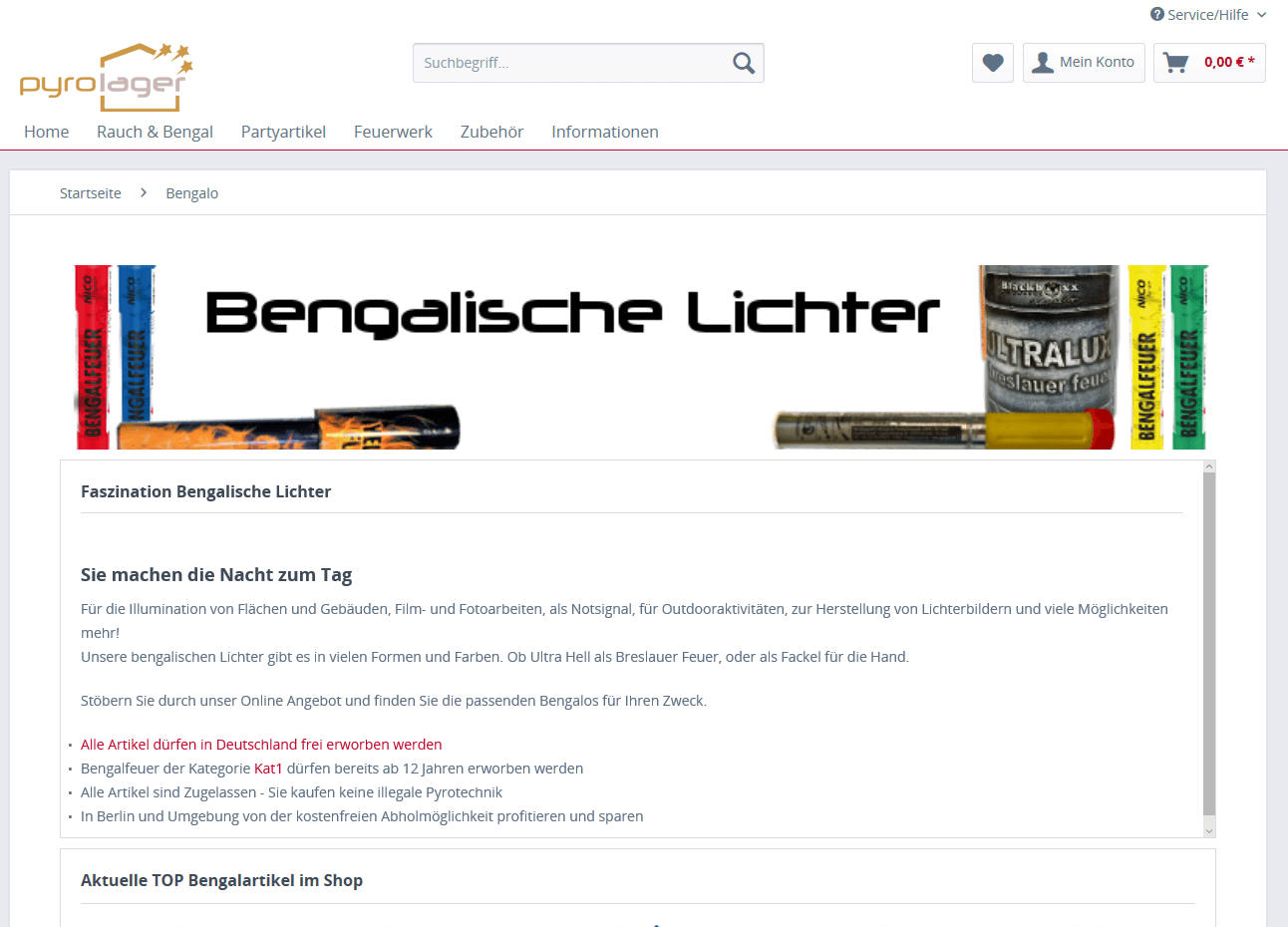 Pyrolager.de   Bengalo